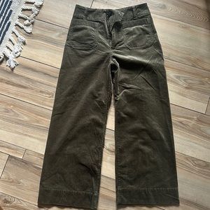 NWOT Anthropologie Maeve Wide Leg cropped pants